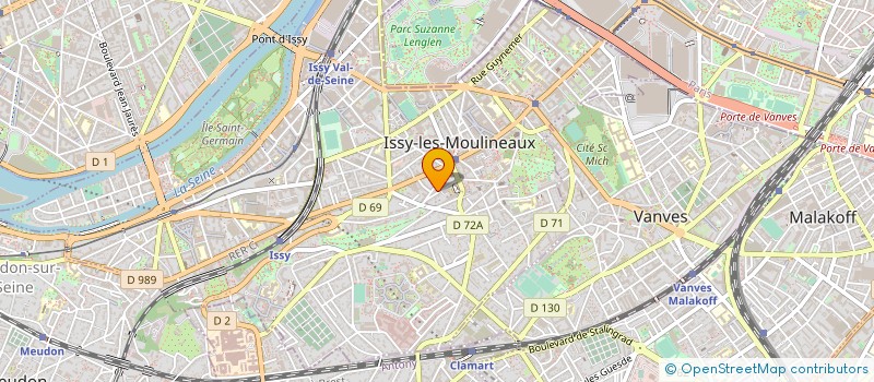 localisation de l'entreprise MONSIEUR JULIEN PESLIER à ISSY LES MOULINEAUX