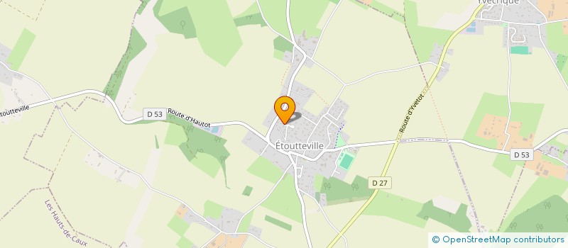 localisation de l'entreprise MONSIEUR JULIEN PESQUEUX  ETOUTTEVILLE