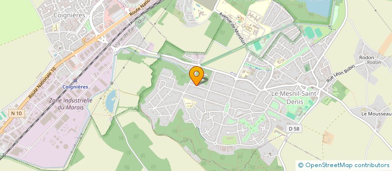 localisation de l'entreprise MONSIEUR JULIEN PESTKA  LE MESNIL-SAINT-DENIS