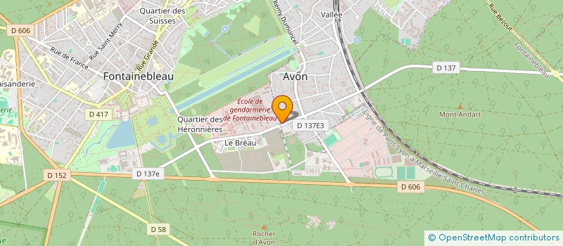 localisation de l'entreprise MONSIEUR JULIEN PEYRARD  AVON