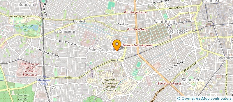localisation de l'entreprise MONSIEUR JULIEN PEYRE à BORDEAUX