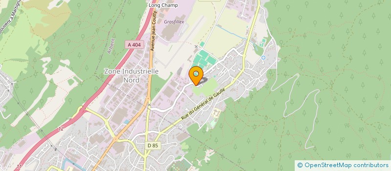 localisation de l'entreprise MONSIEUR JULIEN PEYROUD  GEOVREISSET