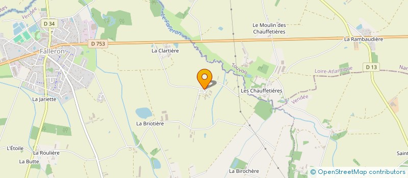 localisation de l'entreprise MONSIEUR JULIEN PHELIPPEAU  FALLERON