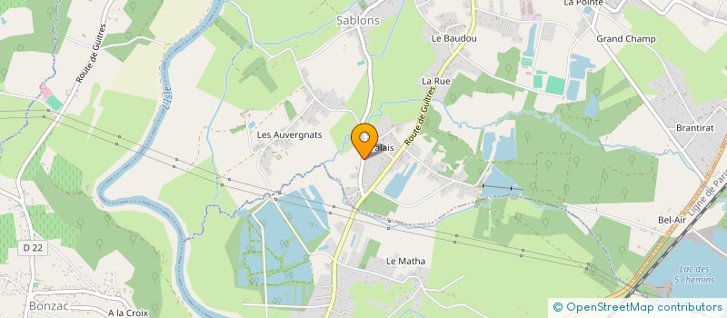 localisation de l'entreprise MONSIEUR JULIEN PHILIPPEAU à SABLONS