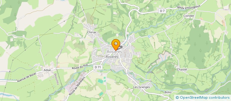 localisation de l'entreprise MONSIEUR JULIEN PHILIPPON  ROSIERES