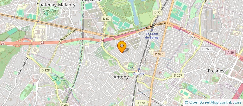 localisation de l'entreprise MONSIEUR JULIEN PHILOPEMON à ANTONY