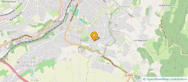 localisation de l'entreprise MONSIEUR JULIEN PICHON  LA BUISSE