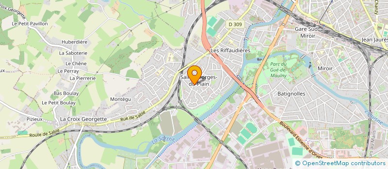 localisation de l'entreprise MONSIEUR JULIEN PICHON  LE MANS