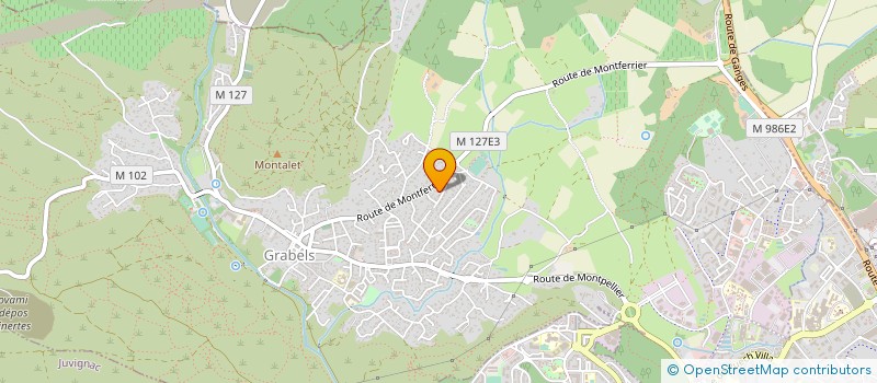localisation de l'entreprise MONSIEUR JULIEN PICOT  GRABELS