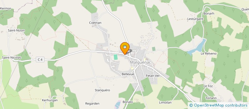 localisation de l'entreprise MONSIEUR JULIEN PIERCHON à MALGUENAC