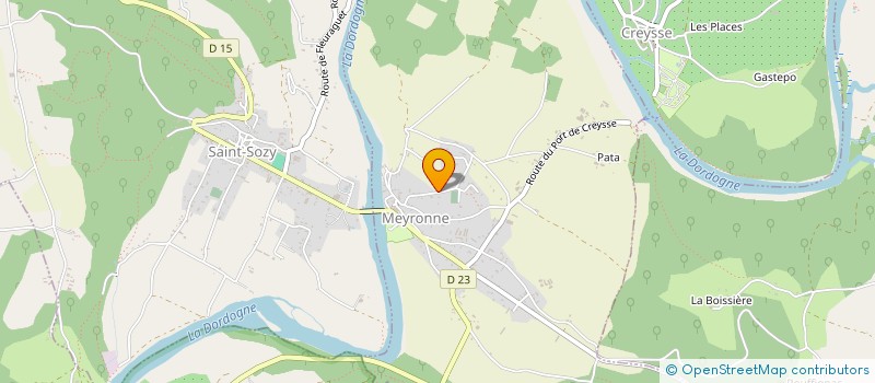 localisation de l'entreprise MONSIEUR JULIEN PIERRE  MEYRONNE