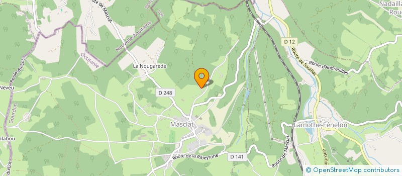 localisation de l'entreprise MONSIEUR JULIEN PIERRE CLEMEN CARAMINOT à MASCLAT