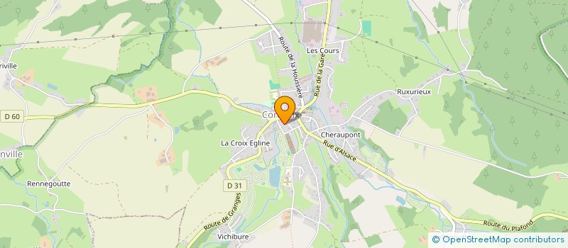 localisation de l'entreprise MONSIEUR JULIEN PIERREL  CORCIEUX