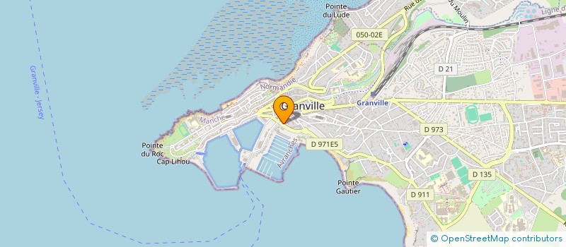 localisation de l'entreprise MONSIEUR JULIEN PIGEON  GRANVILLE