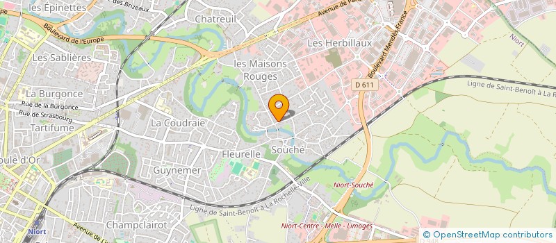 localisation de l'entreprise MONSIEUR JULIEN PIGNON  NIORT