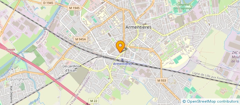localisation de l'entreprise MONSIEUR JULIEN PILIPCZUK à ARMENTIERES