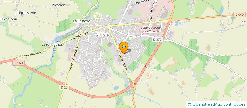 localisation de l'entreprise MONSIEUR JULIEN PINAULT à LYS-HAUT-LAYON