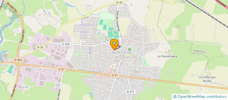 localisation de l'entreprise MONSIEUR JULIEN PINCON  BONCHAMP-LES-LAVAL