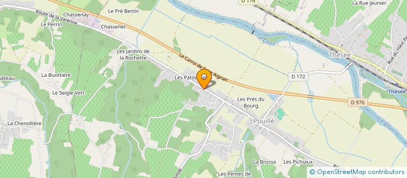 localisation de l'entreprise MONSIEUR JULIEN PINEAU  MAREUIL-SUR-CHER