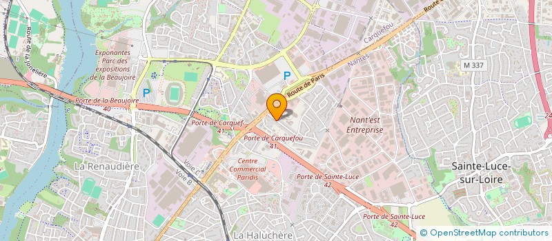 localisation de l'entreprise MONSIEUR JULIEN PINEAU à NANTES