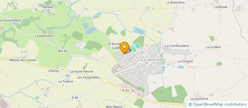 localisation de l'entreprise MONSIEUR JULIEN PINEAU à MONTAIGU-VENDEE