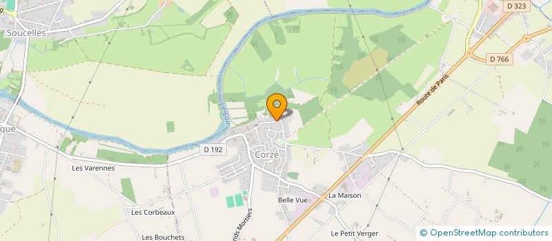 localisation de l'entreprise MONSIEUR JULIEN PINEAU  CORZE