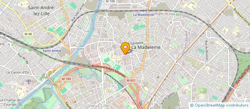 localisation de l'entreprise MONSIEUR JULIEN PINGUET à LA MADELEINE