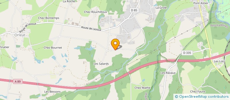 localisation de l'entreprise MONSIEUR JULIEN PINHEIRO  ORLEAT