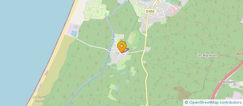 localisation de l'entreprise MONSIEUR JULIEN PINSOLLE  SEIGNOSSE