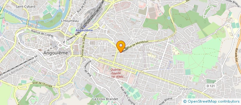 localisation de l'entreprise MONSIEUR JULIEN PINTEVILLE à ANGOULEME