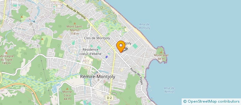 localisation de l'entreprise MONSIEUR JULIEN PIOLAIN  REMIRE-MONTJOLY