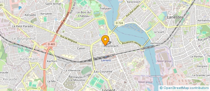 localisation de l'entreprise MONSIEUR JULIEN PIOT  LORIENT