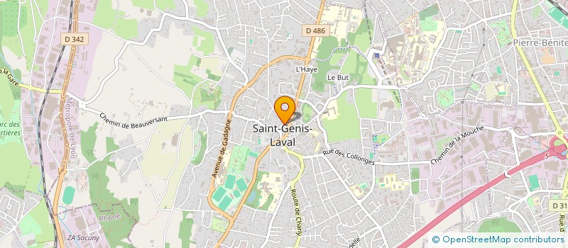 localisation de l'entreprise MONSIEUR JULIEN PIOT-DEISS  SAINT-GENIS-LAVAL