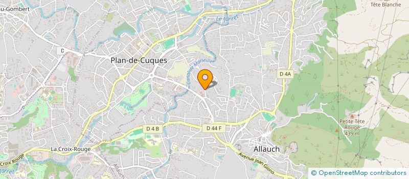 localisation de l'entreprise MONSIEUR JULIEN PIZZAMIGLIO  ALLAUCH