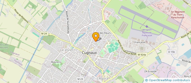 localisation de l'entreprise MONSIEUR JULIEN PLANTROSE  LA VILLE-DIEU-DU-TEMPLE