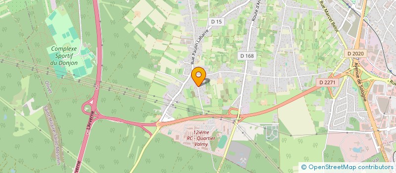 localisation de l'entreprise MONSIEUR JULIEN PLISSON à OLIVET