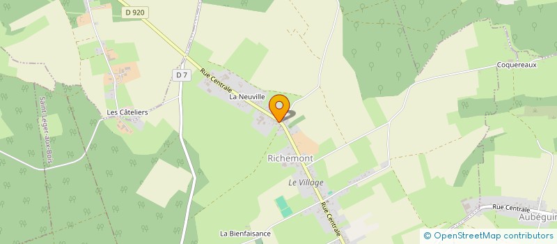 localisation de l'entreprise MONSIEUR JULIEN PLUCHART  RICHEMONT