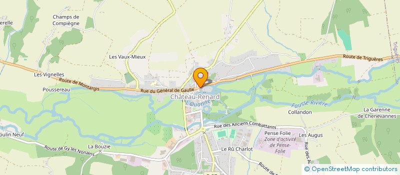 localisation de l'entreprise MONSIEUR JULIEN POISIER à CHATEAU-RENARD