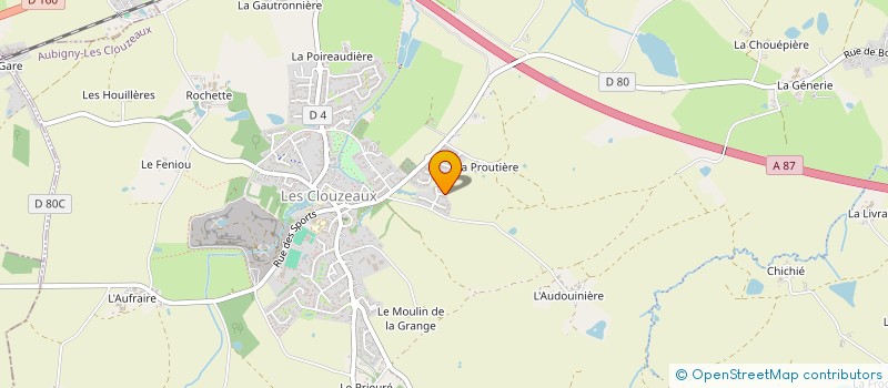 localisation de l'entreprise MONSIEUR JULIEN POISSONNET à LA ROCHE-SUR-YON