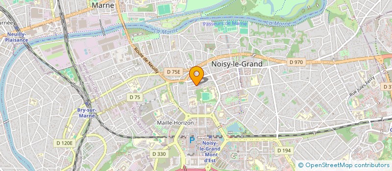 localisation de l'entreprise MONSIEUR JULIEN POLI  NOISY-LE-GRAND