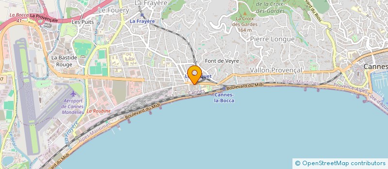 localisation de l'entreprise MONSIEUR JULIEN POLIZZI-ASTOUX  CANNES