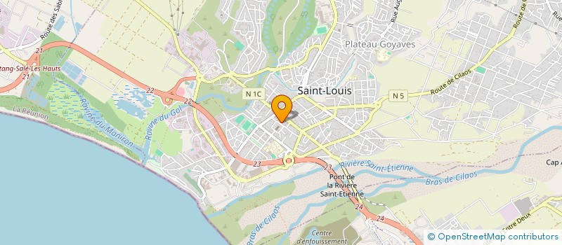 localisation de l'entreprise MONSIEUR JULIEN POLLET à SAINT-LOUIS