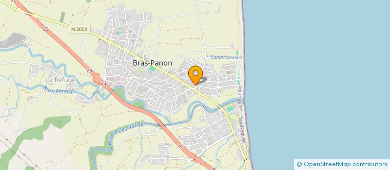 localisation de l'entreprise MONSIEUR JULIEN PONAMA  BRAS-PANON