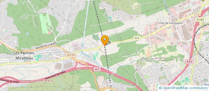 localisation de l'entreprise MONSIEUR JULIEN PONCET à LES PENNES-MIRABEAU