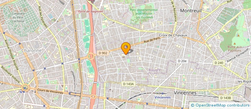 localisation de l'entreprise MONSIEUR JULIEN PONS à MONTREUIL