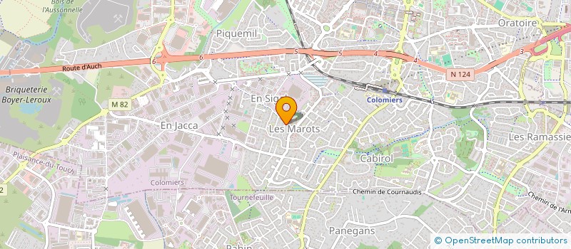 localisation de l'entreprise MONSIEUR JULIEN PONS  TOULOUSE