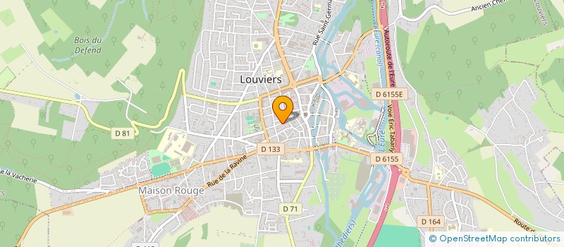 localisation de l'entreprise MONSIEUR JULIEN PONTY  LOUVIERS