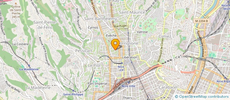 localisation de l'entreprise MONSIEUR JULIEN PORCHERET  NICE