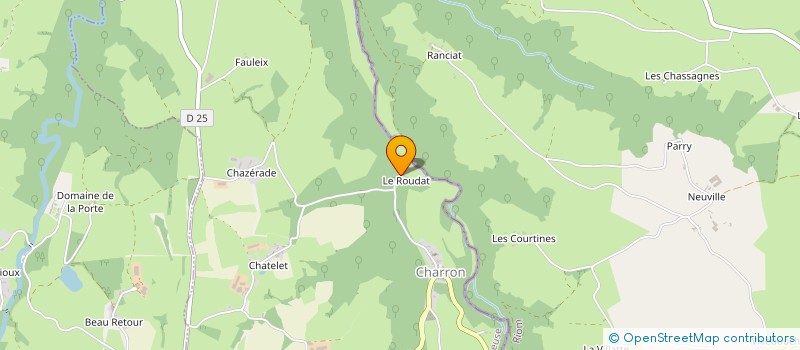 localisation de l'entreprise MONSIEUR JULIEN PORTALIER  CHARRON