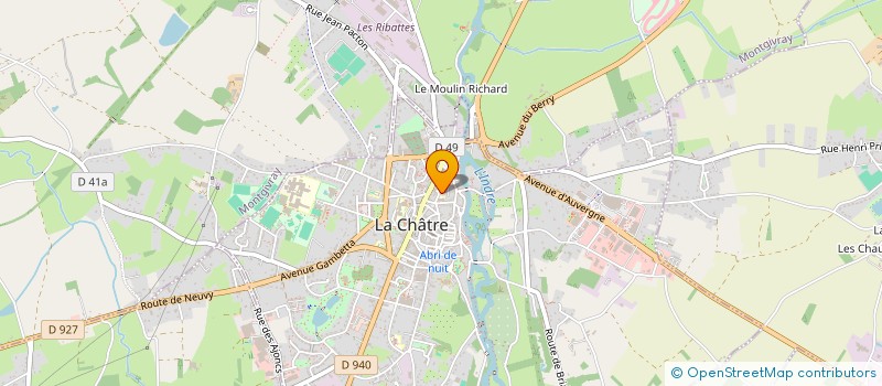localisation de l'entreprise MONSIEUR JULIEN POTET à LA CHATRE